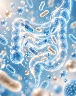 Ilustração da microbiota intestinal
