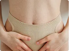 Imagem conceitual da região abdominal
